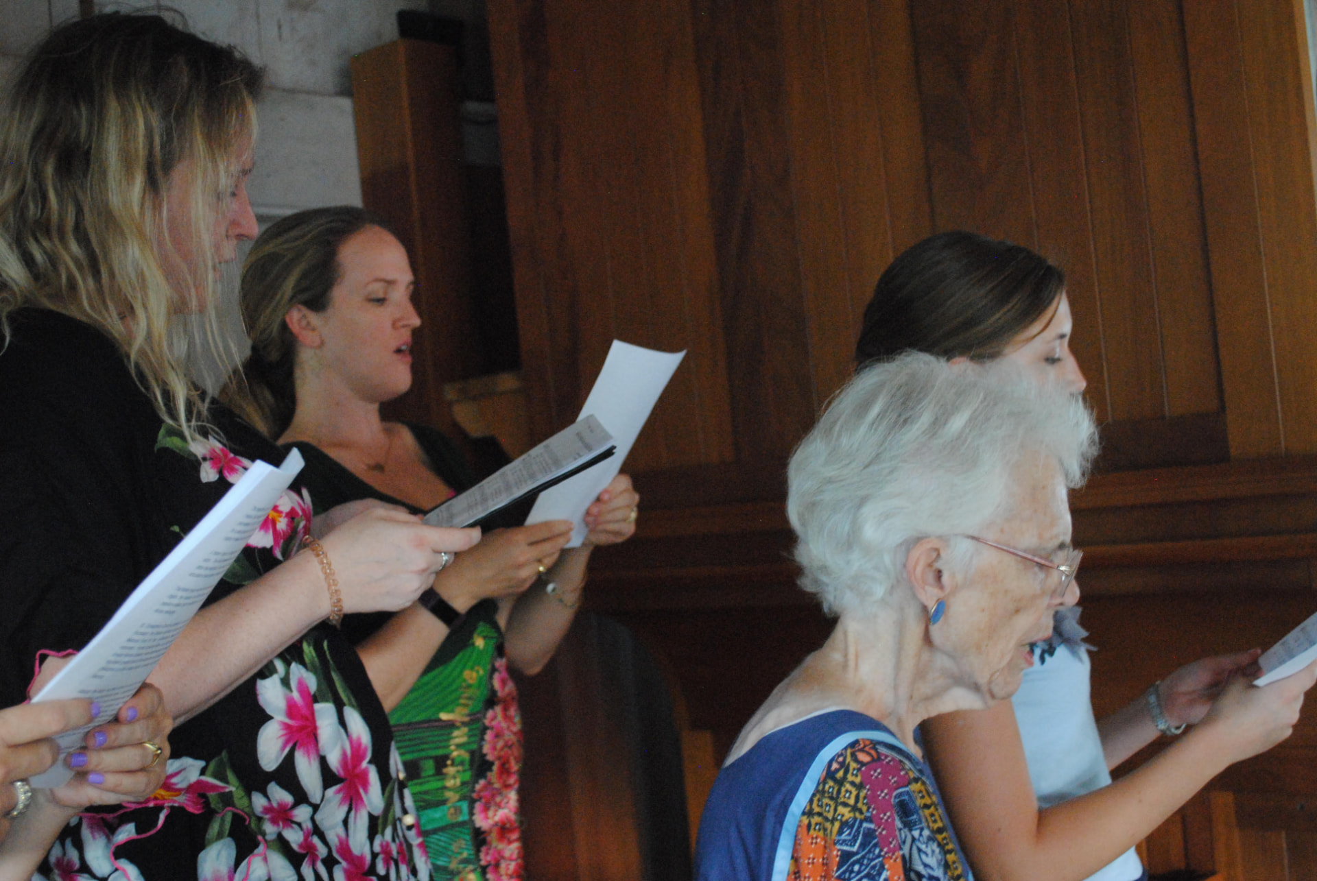 Adult singers of St. Christopher's music ministry in Kailua, photo 1